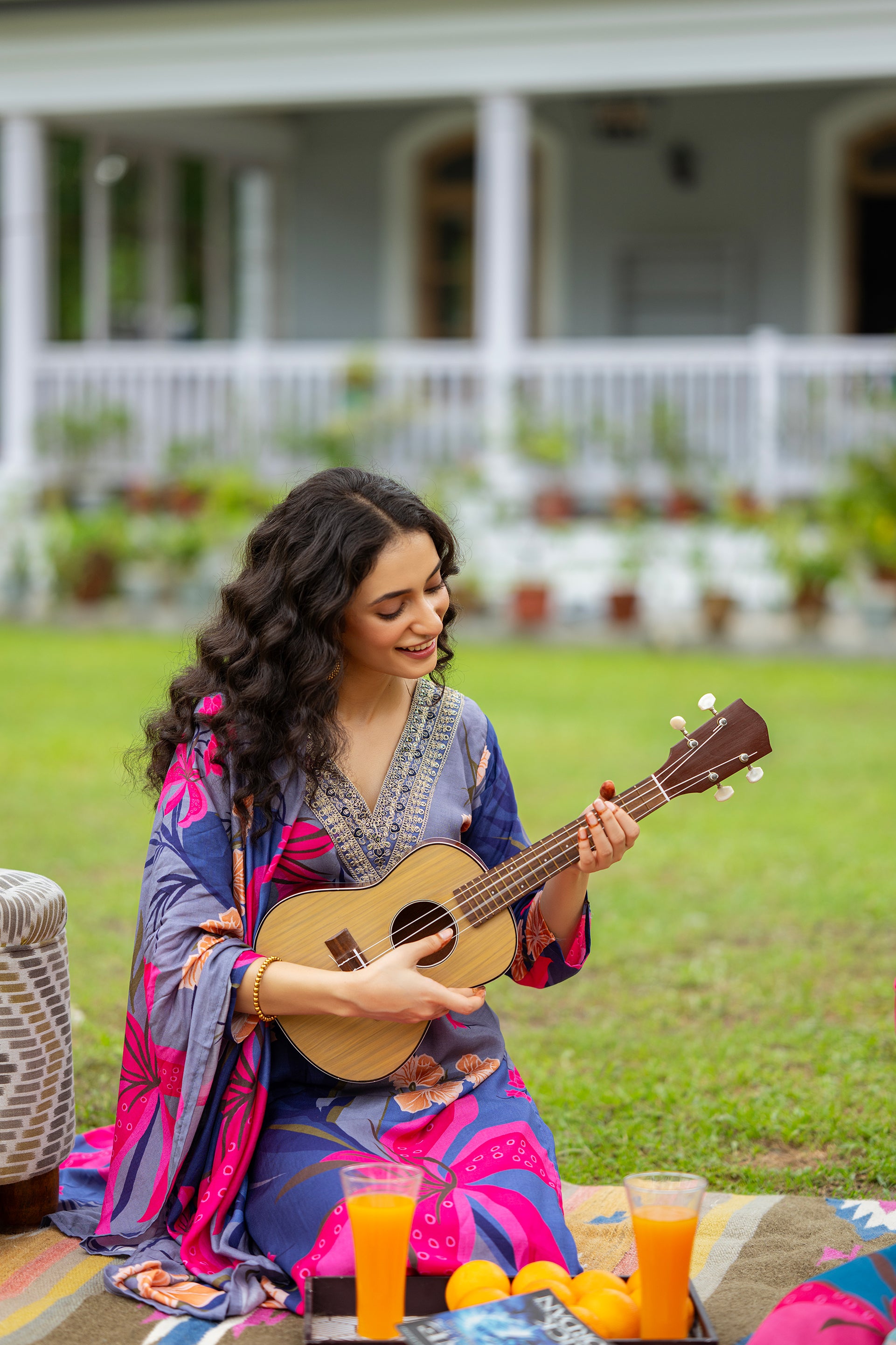 Twilight Bloom Kurta Set