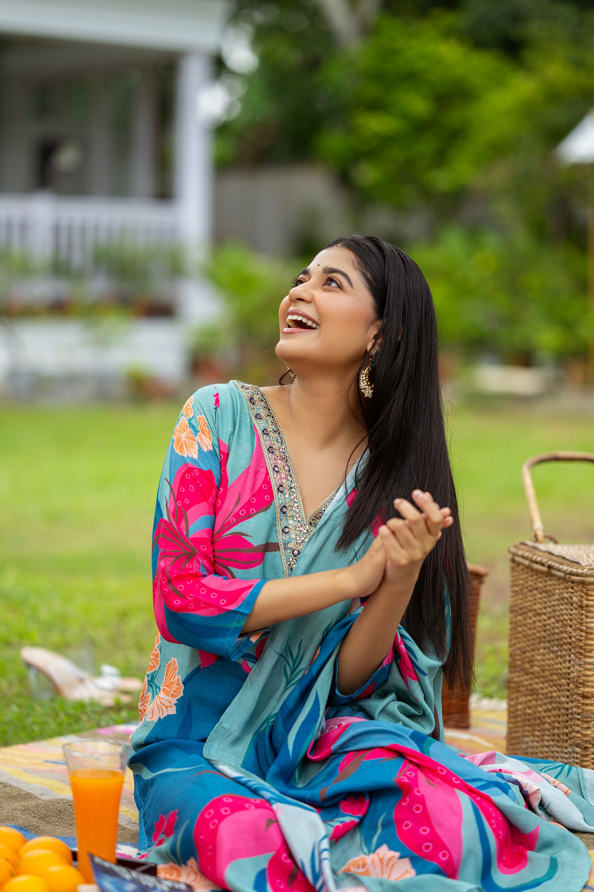 Tropical Bloom Kurta Set