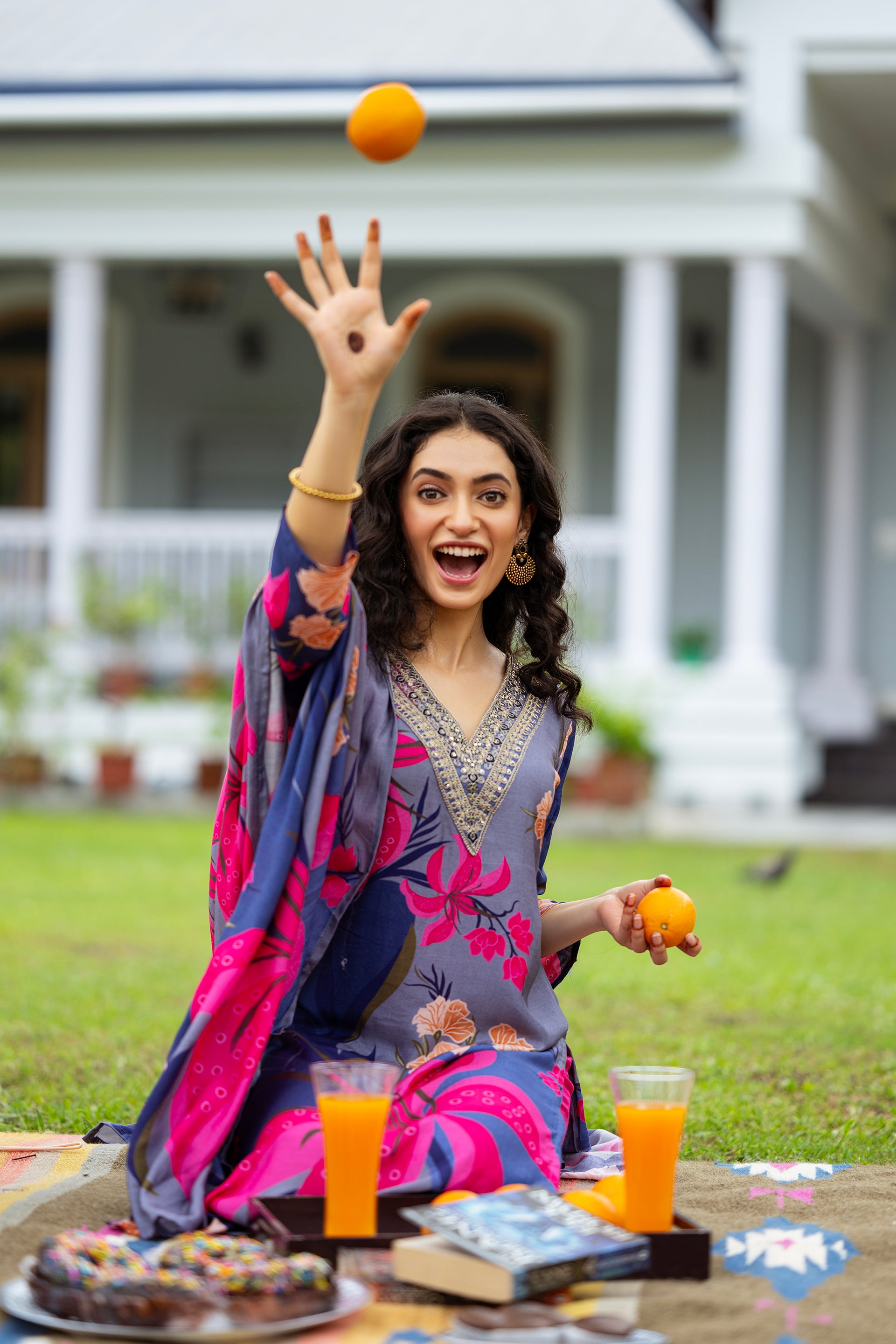 Twilight Bloom Kurta Set