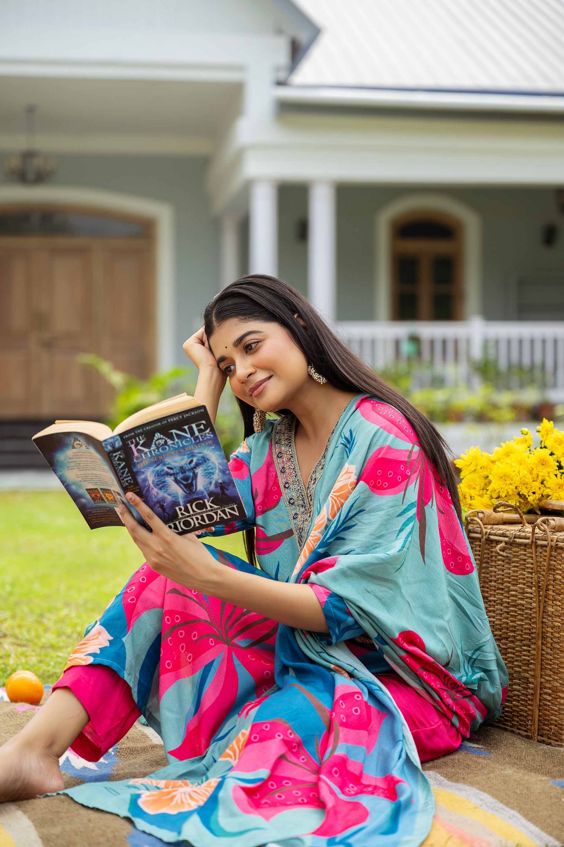 Tropical Bloom Kurta Set