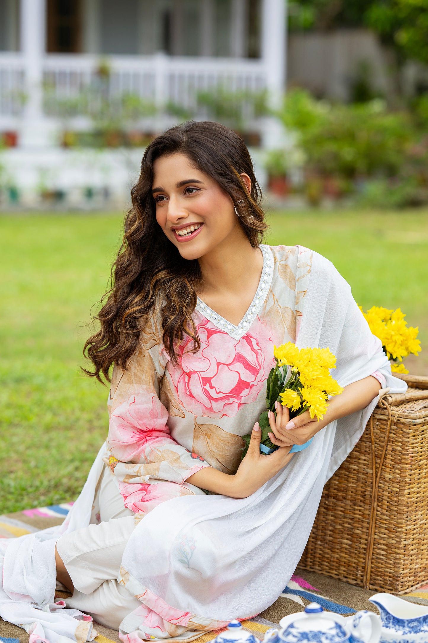 Blush Breeze Kurta Set