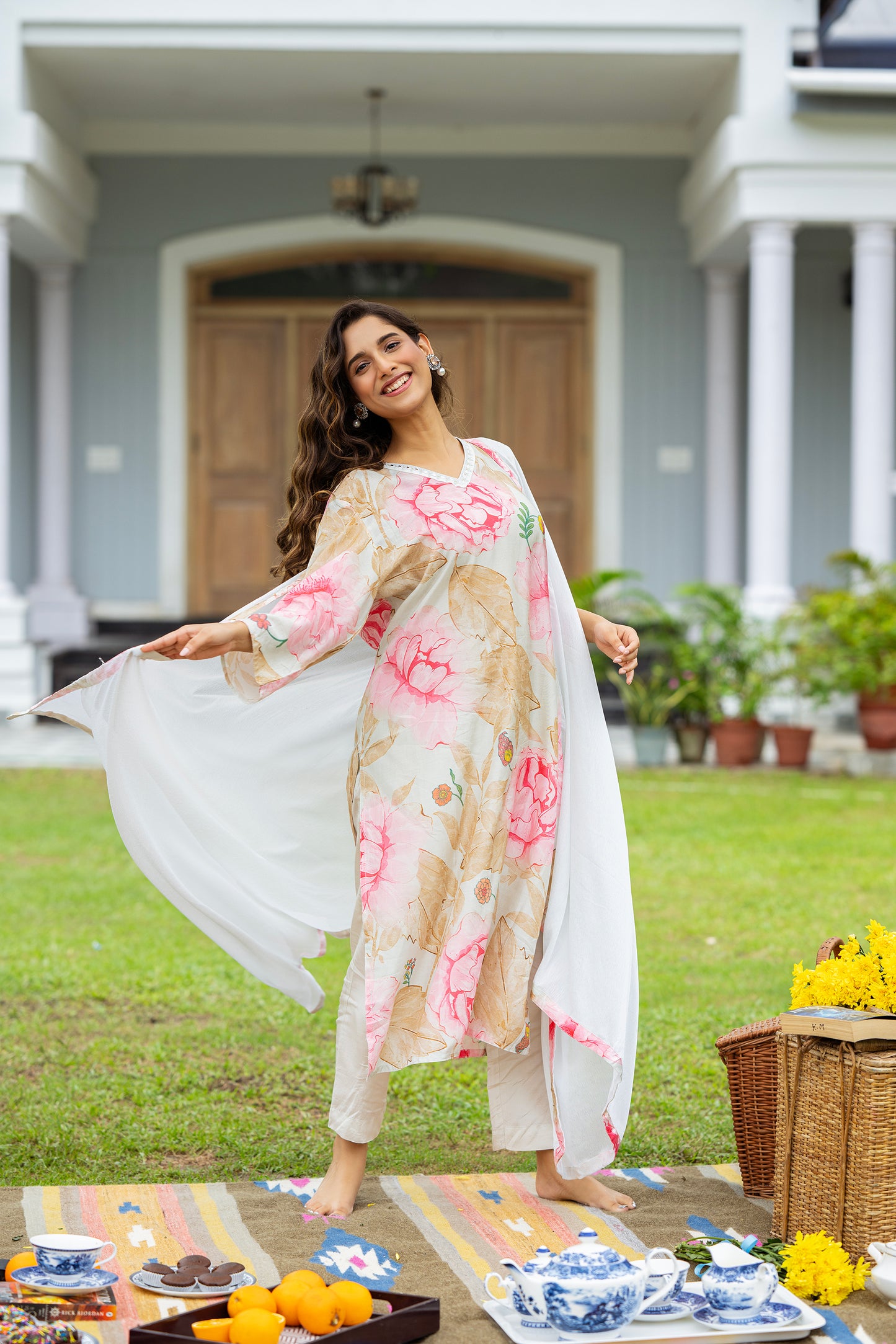 Blush Breeze Kurta Set
