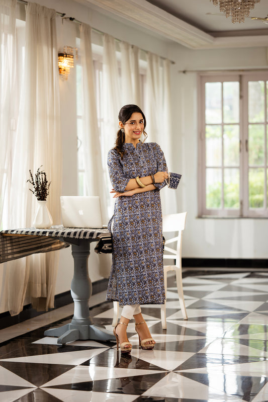 Sapphire Grace Printed Kurti